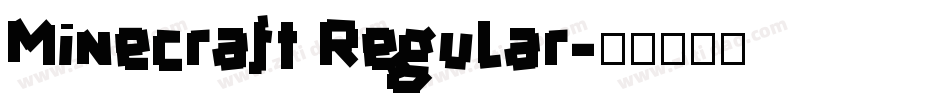 Minecraft Regular字体转换
